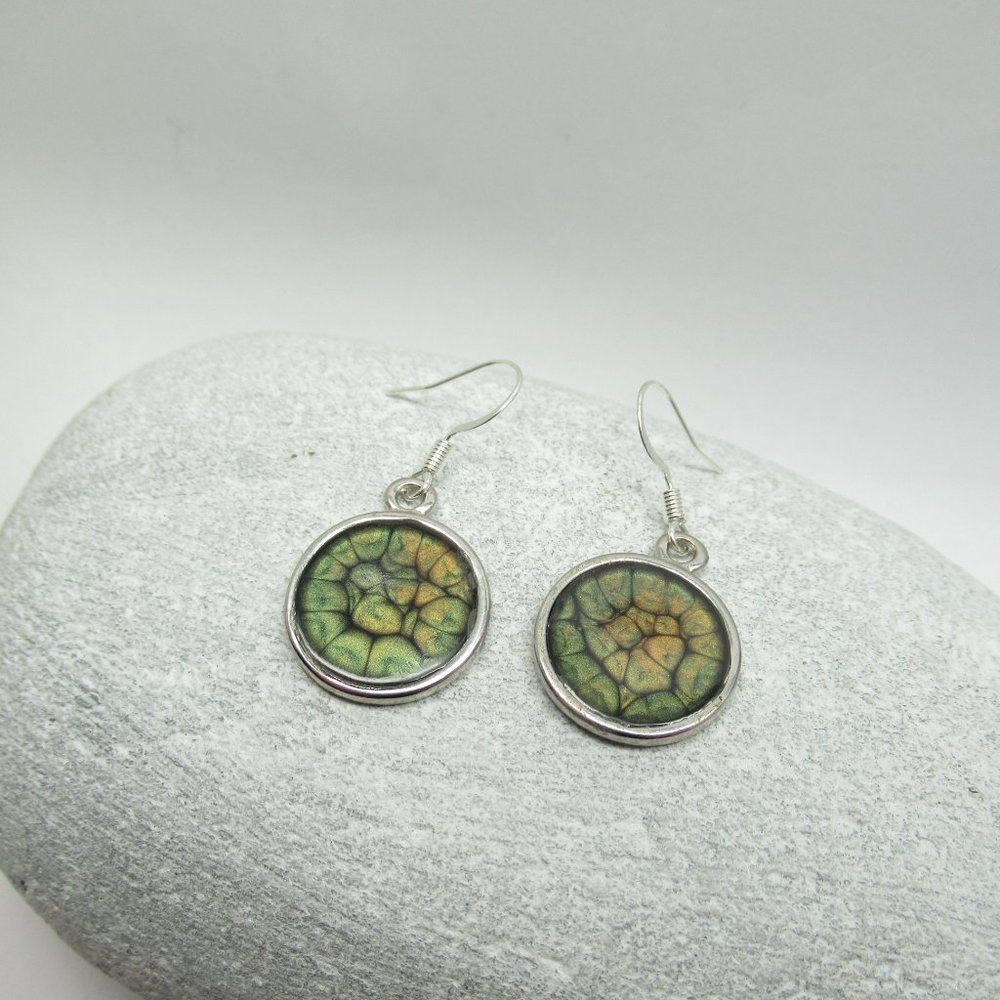 Handmade Pebeo earrings